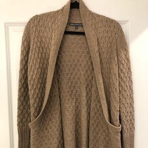 Brown cardigan